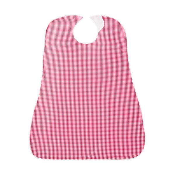 カネモ商事 LOr食事用エプロンギンガムチェックレッド 1セット(5枚) 赤 水を弾く表面、水を防ぐ裏面の優れた加工を施したLOr食事用エプロンギンガムチェック...