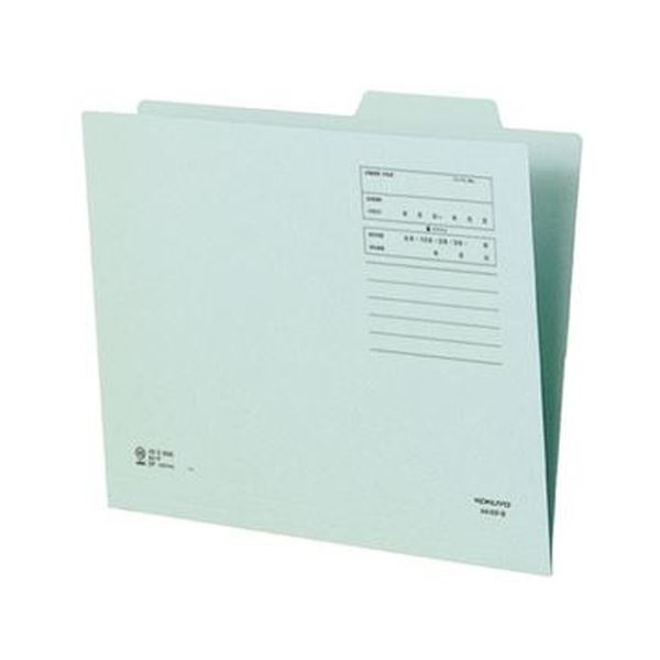 (まとめ)コクヨ 個別フォルダー(間伐材使用)A4 青 A4-KIF-B 1セット(10冊)【×10セット】 地球に優しい、森の恵みを活かしたエコな個別フォルダ...