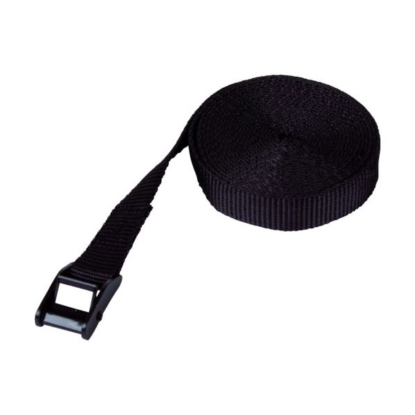 (まとめ) TRUSCO 簡易結束ベルト 25mm×3m 黒 TSB-253BK 1本 【×5セット】 環境に優しいポリプロピレン製ベルトで、経済的な結束を実現...