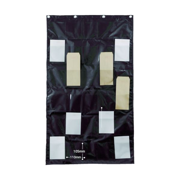 (まとめ) TRUSCO シートポケット はがき30枚用 SP-PC パソコン 30 1枚 【×5セット】 整理整頓の達人 多機能シートポケット 封筒や伝票、指...