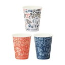 (まとめ)TANOSEE 厚紙タンブラー LateSummer 280ml(9.5オンス)1セット(250個:50個×5パック)【×5セット】 ボリューム満点 ...