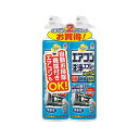 (まとめ) アース製薬 エアコン洗浄スプレー 防カビ 清潔 プラス 無香性 420ml 2本 【×5セット】 奥まで徹底洗浄 縦長ワイド噴射でフィンをキレイに ...