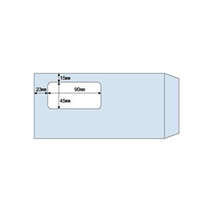 (まとめ)ヒサゴ 窓つき封筒 A4三ツ折用 アクアMF16 1箱(100枚) 【×3セット】 A4三ツ折がピッタリ収まる窓付き封筒 長6サイズで便利なアクアMF...