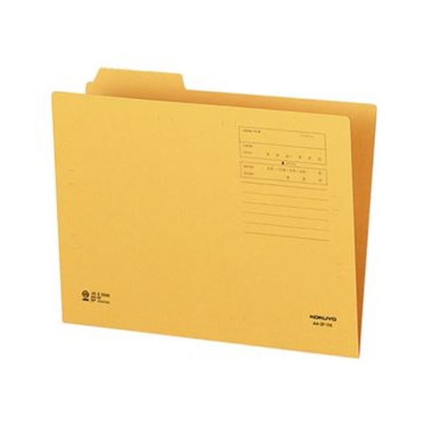 (まとめ)コクヨ 1/3カットフォルダー A4第1見出し A4-3F-1N 1セット(20冊)【×10セット】 整理がラクラク 見出し山3つでスッキリ お得な1...