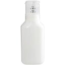詰め替えボトル 600ml ホワイト 5個セット シール付き 押して計量 液体洗剤 柔軟剤 漂白剤 洗濯用品 ランドリー用品 白 洗濯洗剤を簡単に計量 便利な詰...