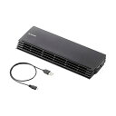 (まとめ) ノートPC パソコン 用クーラー(薄型コンパクトタイプ) 12.1~17インチ対応 SX-CL20BK 1台 【×5セット】 スリム&スタイリッシュ...
