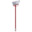 (まとめ) 床用ほうき/フロアブラシ 【ショートタイプ レッド】 掃除用品 『ka:z clean』 【60個セット】 赤 ダストやゴミをキャッチするスタイリッ...