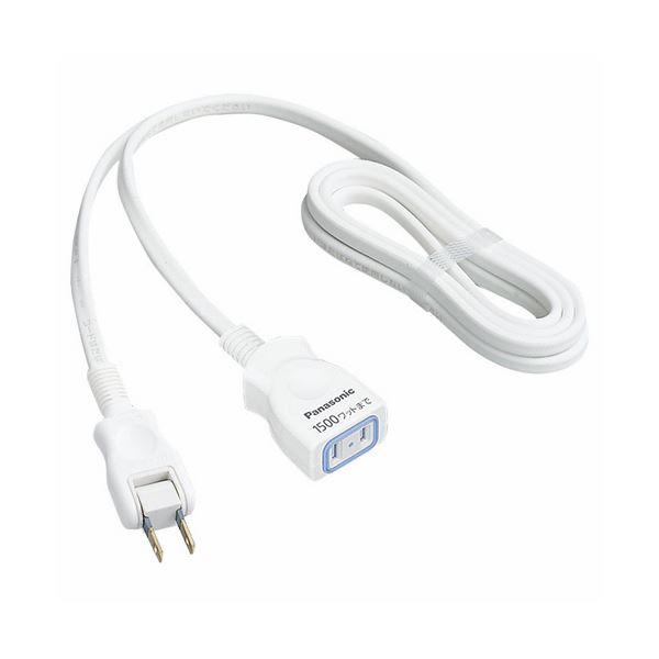 （まとめ）パナソニック 延長コードX 2Pホワイト 2m WHA4912WP 1本【×5セット】 白 水とホコリからしっかりガードの防水扉付き延長コード 安心 して使用できる2mの長さとスタイリッシュなホワイトカラーが特長 信頼のパナソニック製で安全 性と耐久性にも優れています 白