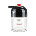 〔48個セット〕 醤油差し 調味料入れ 直径5.7cm 容量約120ml ブラック ワンプッシュ ロック式 スケーター ストッピー キッチン 台所 黒 こぼれな...