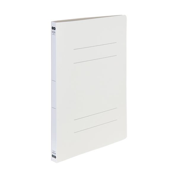 (まとめ)TANOSEE書類が出し入れしやすい丈夫なフラットファイル「ラクタフ」 A4タテ 150枚収容 背幅20mm グレー1セット(50冊:5冊×10パック...