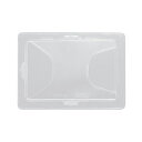 (まとめ) ライオン事務器 名札用ホルダータテヨコ兼用型 ソフトタイプ N75KH-10P 1パック(10枚) 【×10セット】 便利なソフトタイプの名札ホルダ...