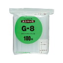 (まとめ) セイニチ ユニパック チャック付ポリエチレン ヨコ140×タテ200×厚み0.08mm G-8 1パック(100枚) 【×5セット】 信頼の国産品質...