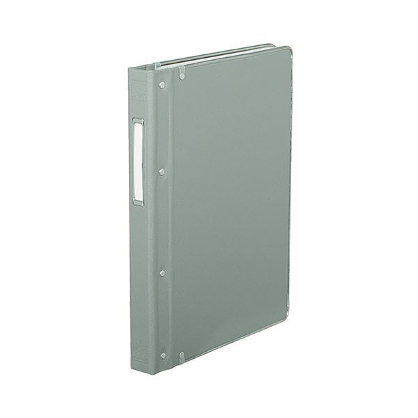 (まとめ) コクヨ バインダーMP PP貼り B5タテ 26穴 100枚収容 背幅33mm グレー ハ-10NM 1冊 【×10セット】 スマートで使いやすい ...