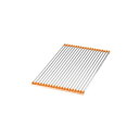 水切りラック キッチン 台所 用品 幅57.4×奥行33cm オレンジ KS-2762 スノコロロ ふきん スポンジ 食器 野菜 洗い物 流し台 シンク 便利な...