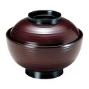 4.5寸 乱引雑煮椀/お椀 【溜ツバ黒 TA】 直径138×高さ109(74)mm 日本製 国産 食洗機対応 〔和食 レストラン 店舗 お店〕 飲食店で使える ...