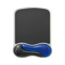 (まとめ) Kensington GEL Wave マウスパッド ブルー&ブラック【×5セット】 黒 青 快適なパソコン操作を叶える、人間工学に基づいたデザイン...