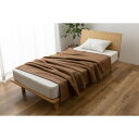 毛布 寝具 シングル 約140×200cm ブラウン キャメル100% 毛羽部分 日本製 国産 NIKKE×Niceday ベッドルーム 寝室 茶 日本製の高保...