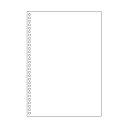 TANOSEEマルチプリンタ帳票(FSC森林認証紙) A4白紙 30穴 1セット(1000枚:500枚×2箱) 紙の進化形 便利さが倍増するヒサゴ共同企画マルチ...