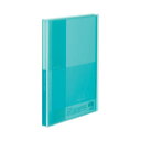 (まとめ)コクヨ クリヤーブック(Glassele) 固定式 A4タテ 40ポケット ライトブルー ラ-GL40LB 1冊 【×10セット】 青 傷跡が目立たな...