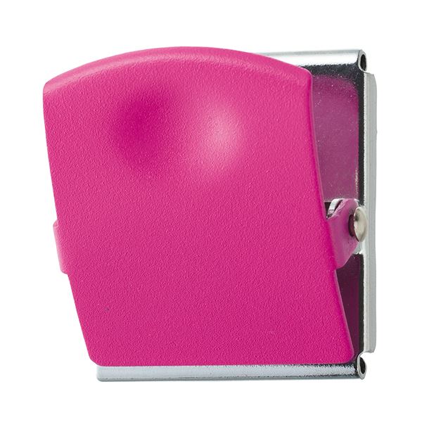 (まとめ) TANOSEE 超強力マグネットクリップL ピンク 1個 【×30セット】 滑り落ちない 特殊すべり止め付き ピンクの超強力マグネットクリップLが3...