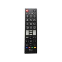 (まとめ) MCO TV用簡単リモコン スタンダードタイプ 23社対応 MRC-02/BK 【×3セット】 便利な機能をプラスしたTV用リモコン 23社に対応し...