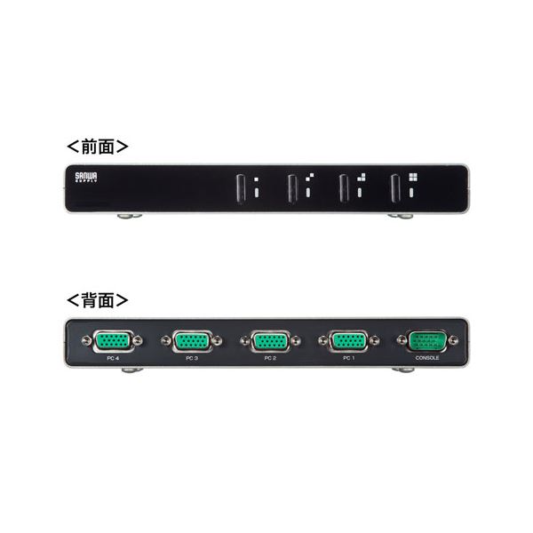 パソコン PC 自動切替器(4:1) SW-KVM4LUN2 パソコン PC 自動切替器(4:1) - パフォーマンスと便利さを極めた最新テクノロジー