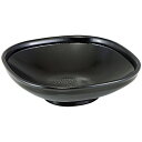 7.5寸 角ふる里鉢/和食器 【黒ゆず天目 A】 230mm×230mm×68mm 日本製 国産 〔和食 レストラン 店舗 お店〕 日本の飲食店で愛される、国産...