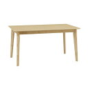 単品 ダイニングテーブル ダイニング用テーブル 食卓テーブル 机 幅約135cm 4人掛け用 ナチュラル 木製 脚付き お客様組立品 チェア (イス 椅子) 別...