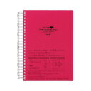 (まとめ) リヒトラブ AQUA DROPsツイストノート 超厚型 A5 B罫 赤 100枚 N-1640-3 1冊 【×30セット】 驚きの機能満載 リングノ...