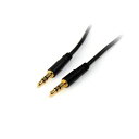(まとめ)StarTech.com スリム3.5mmステレオミニプラグオーディオケーブル 配線 4.6m オス/オス ブラック MU15MMS 1本 【×10セット】 黒 ワイヤレス音楽を楽しむなら、StarTech.comのスリム3.5mmステレオミニプラグオーディオケーブルが最適 4.6mの高品質ケーブルで、音(2)