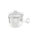 クリアティーポット 【L 急須タイプ 480ml】 日本製 国産 ポリエステルメッシュ 軽量 割れにくい仕様 〔キッチン 台所 店舗 お店〕 透明で軽くて丈夫な...