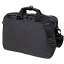 2WAY ビジネスバッグ カバン 横40×高さ29×マチ8cm ダークグレー 撥水加工 B4サイズ キャリーバー PC パソコン 対応 ショルダーベルト付 ビジ...