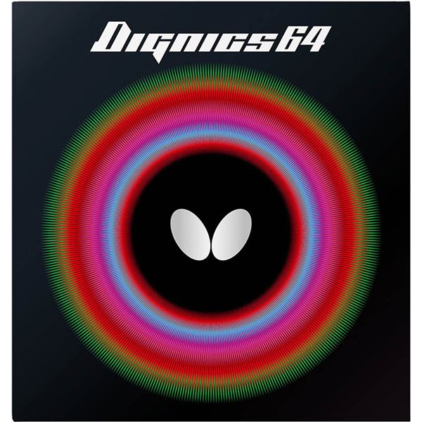 Butterfly(バタフライ) ハイテンション裏ラバー DIGNICS 64 ディグニクス64 ブラック 特厚 黒 進化した裏ラバー DIGNICS 64 ブラック 特厚は、驚異的なテンションと高い反発力でボールに猛スピンと威力を与え、攻撃力を引き上げます 勝利を掴むために手に入れましょう 黒