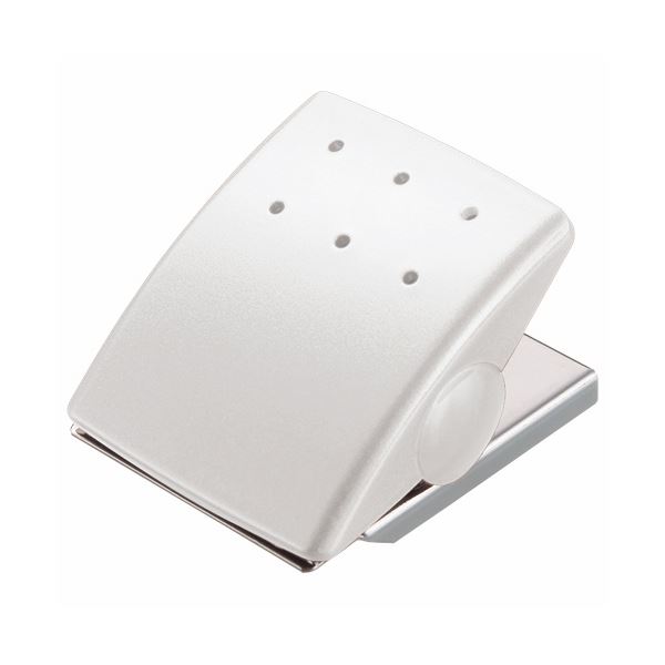 (まとめ) ライオン事務器 マグネットクリップW43×D53×H33mm ホワイト MC-1W 1個 【×10セット】 白 スタイリッシュなデザインが光るホワイ...