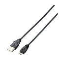 (まとめ) micro-USBケーブル 配線 (A)オス-Micro(B)オス ブラック 1.0m MPA-AMB10BK 1本 【×10セット】 黒 パワフル...