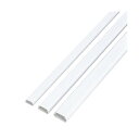 (まとめ) フラットモール テープ付 幅17mm×長さ1m ホワイト LD-GAF1/WH 1本 【×30セット】 白 エレコムのスリムなフラットモールテープは...