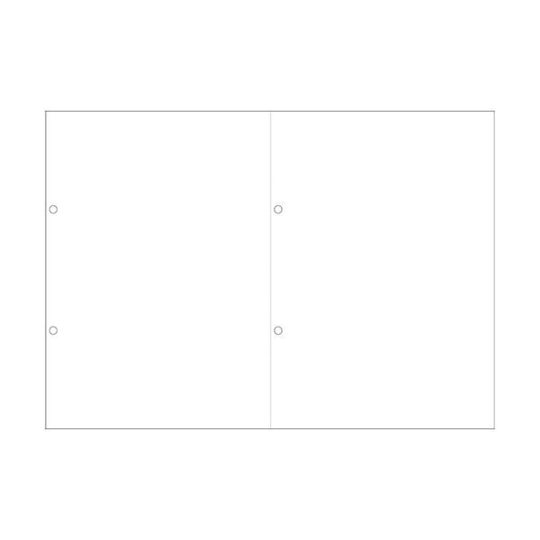 ダイオープリンティング スマイル用LBP用紙 A4汎用白紙 ヨコ2分割 4穴 CPA422YS 1セット(1000枚:500枚×2箱) 使い勝手抜群のA4サイズ...