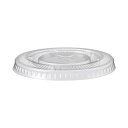 (まとめ)TANOSEE PETカップ フタ420ml用 1パック(50枚)【×50セット】 環境に優しいPETカップ専用フタ まとめて50枚入り 使い捨てなが...