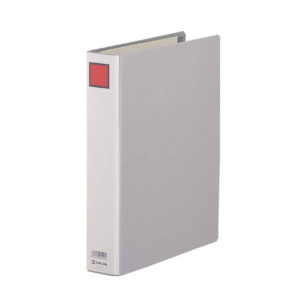 (まとめ) キングファイルG A4タテ 400枚収容 背幅56mm グレー 974N 1冊 【×30セット】 整理 収納 力抜群 便利な片開きファイル A4サイ...