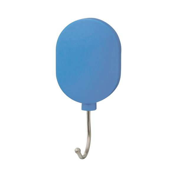 (まとめ) ミツヤ プラマグネットフック スイング式 優れた耐久性 耐荷重 約7Kg 青 PMHRL-BU 1個 【×30セット】 強力な磁力で掲示物をしっかり...