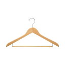 (まとめ)ニーズ 木製ハンガー 1箱(10本)【×5セット】 まとめてお得な5セットで、10本の使い勝手抜群な木製ハンガー おしゃれな衣類を美しく収納し、スペー...