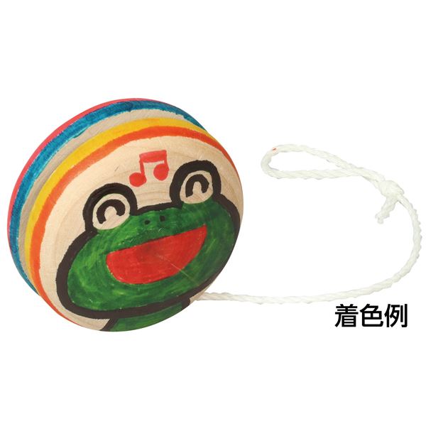 (まとめ)木製コンパクトヨーヨー【×30セット】 木製の小型ヨーヨーが30個セットになった、コンパクトな遊びの楽しさをお届けします