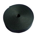 (まとめ) TRUSCO ナイロン平ベル 1.2t×20mm×5m 黒 TNB205-BK 1巻 【×5セット】 高い耐久性 頑丈 で耐久性抜群 最強の合成繊維...