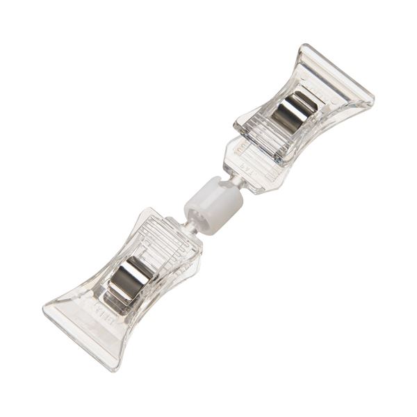 (まとめ) ポップワン クリップ&クリップG W22×H90mm 15582 1パック(10個) 【×10セット】 スタイリッシュなデザインで魅力的なカード立て...