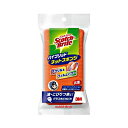 3M スコッチ・ブライトハイブリッドネットスポンジ オレンジ HBNT-75E 1セット(30個) 頑固な汚れも一掃 食器やプラスチック容器の奇跡のクリーニング...