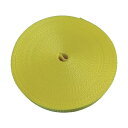 (まとめ) TRUSCO ナイロン平ベル 1.2t×20mm×10m 黄色 TNB2010-Y 1巻 【×5セット】 高い耐久性 頑丈 で耐久性抜群 最強の合成...