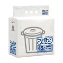 (まとめ) 日本サニパック 環優包装 フォルタ 薄口 白半透明 45L FU4H 1パック(100枚) 【×5セット】 環境にやさしい、使いやすい 1枚ずつ取り...