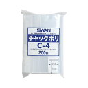 (まとめ) シモジマ チャック付ポリ袋 スワン B8用 200枚入 C-4 【×10セット】 整理整頓の強い味方 便利なチャック付ポリ袋で小物をスマートに仕分け...