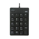 (まとめ) USBテンキー ブラックNT-18UBK 1個 【×10セット】 黒 手入れ簡単なアイソレーションタイプのテンキー、凹凸少なくて使いやすい USBテンキー ブラックNT-18UBK、まとめて10個セット 黒(2)