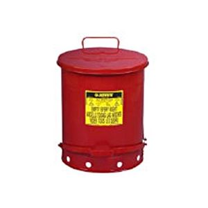 ジャストライトマニファクチャリング オイリーウエスト缶 14ガロン J09500 1個 安全 安心 に保管するた..